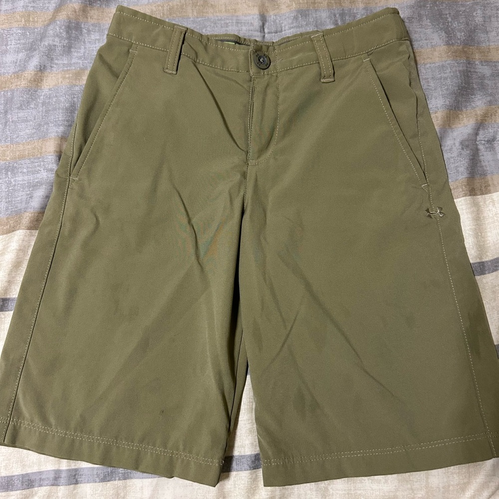 Under Armour Olive Green Kids Shorts